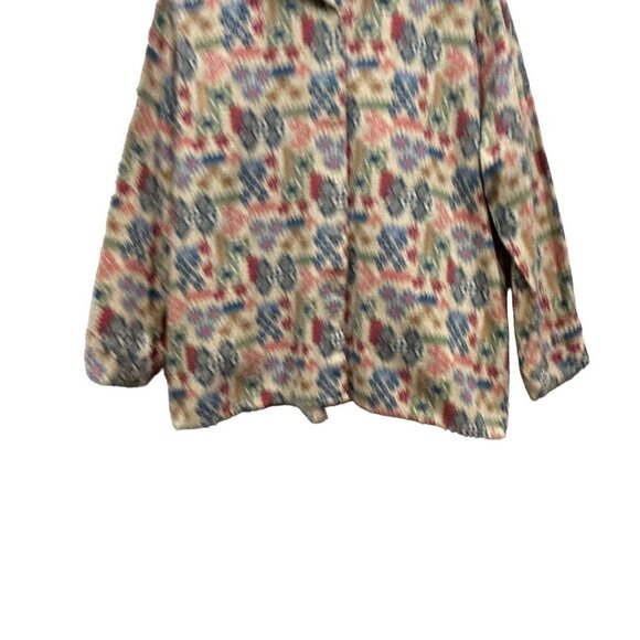 Manor House Mens Aztec Southwestern Collared Button Up Shirt Size M/L - Picture 6 of 11